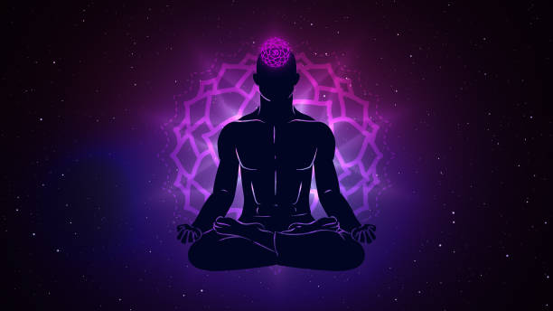 istock Sasarara chakra with meditation human in lotus pose 1711592460