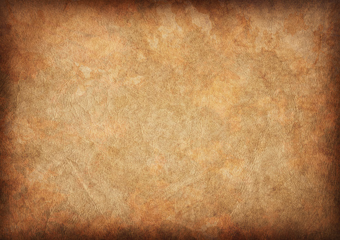 This High Resolution scan of Antique Animal Skin Parchment, Crumpled, Wizened, Mottled, Blotted, Vignette Grunge Texture, is excellent choice for implementation in various CG Projects. 