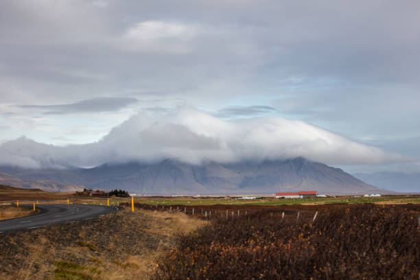 Beautiful landscape from northern Iceland in autumn.