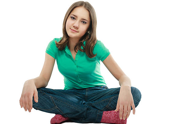 istock Girl sitting on the floor 171159958