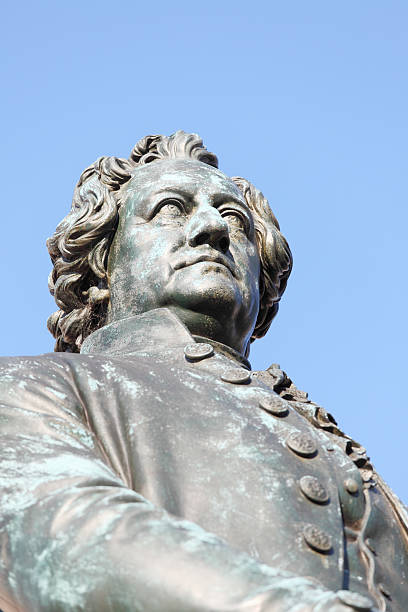 istock Vertical statue portrait of Goethe in Weimar 171160023