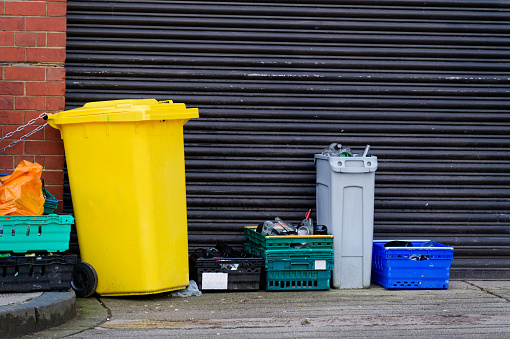 Rubbish and waste increasing, uncollected due to workers strike UK