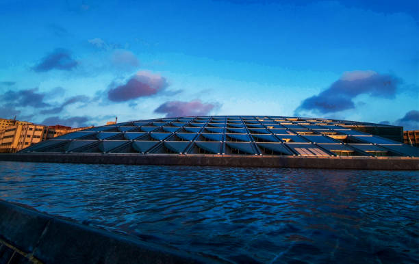 istock Modern fantastic building of  Alexandrian library  (createdin memory of ancient Library) 1711652830
