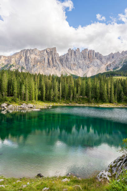 istock Carezza lake on a sunny day, Italy. 1711701644