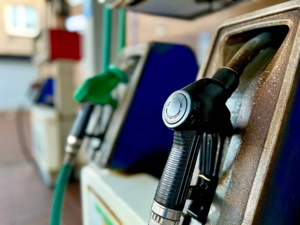 istock Close up of a petrol pump 1711710862