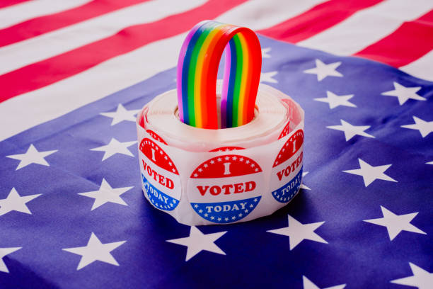 istock Gay social groups require politicians on election day commitments to their rights. 1711714152