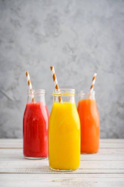 istock Fresh strawberry, mango and papaya smoothies 1711722412