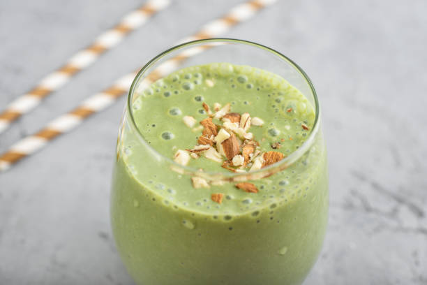 istock Green smoothie with spinach and avocado 1711731847