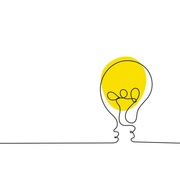 Vector electric light bulb icon vector art illustration
