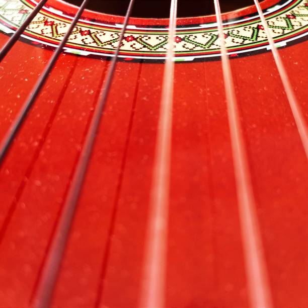 istock Abstract colorful background made of red guitar 1711738080