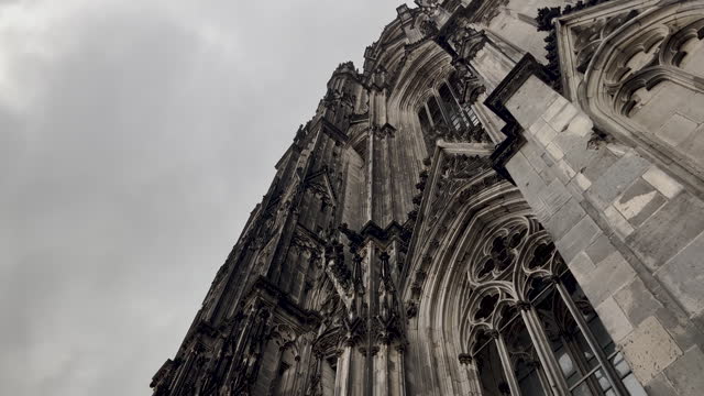 Partial View of the Majestic Cologne Cathedral