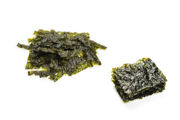 istock Tasty nori seaweed isolated on white background. 1711754480