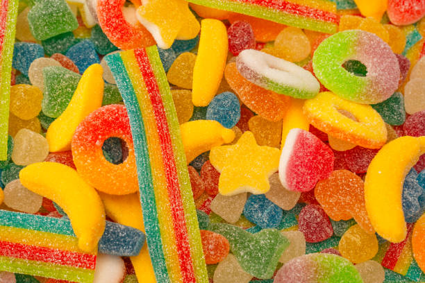 istock Assorted gummy candies.  Jelly  sweets. 1711754681
