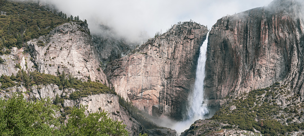 Landscape of Yosemite Falls