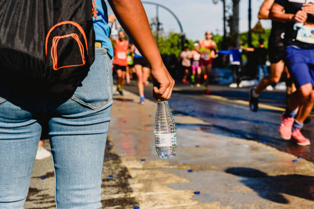istock Drinking water is important when we exercise like running to avoid becoming dehydrated. 1711818025