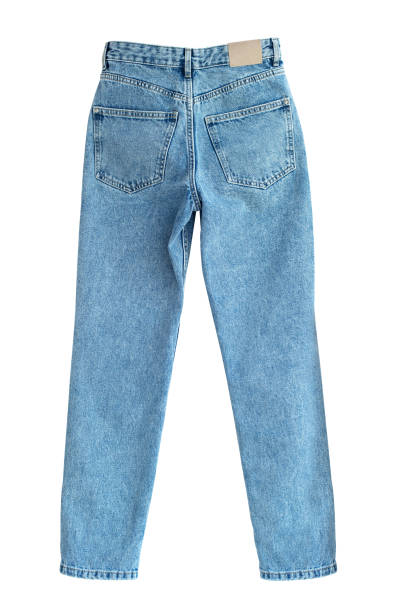 istock Jeans isolated on white background. Jeans, Clothing, Denim 1711844409