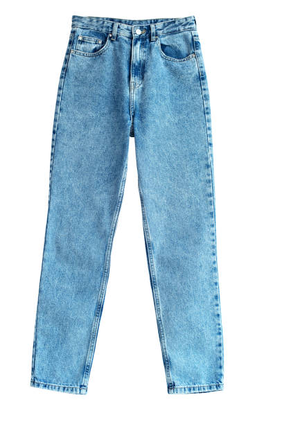 istock Blue jeans isolated on white background. Jeans, Clothing, Denim. 1711844657
