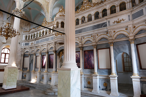 interior of the Church of S. Invenzio in Gaggiano (Milan)