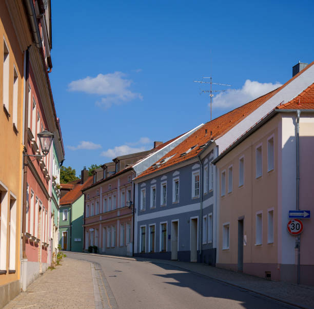 istock Colorful Houses near Walhalla Donaustauf 1711846588