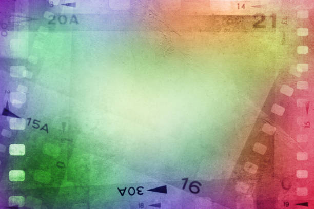 istock Colorful film frames 1711864293
