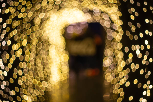 istock Blurred holiday background with bokeh. 1711881046