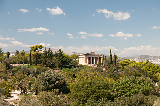 Photos of the world's most beautiful classical historical monuments in the ancient city of Athens.