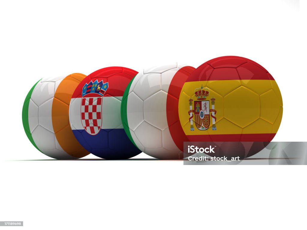 EURO 2012 grupa C (piłka nożna piłki) - Zbiór zdjęć royalty-free (2012)