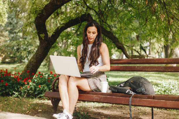 istock Freelancer woman working stock photo 1711918182