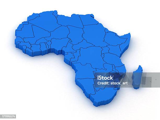 Mapa De África - Fotografias de stock e mais imagens de Mapa - Mapa, África, Cultura Africana