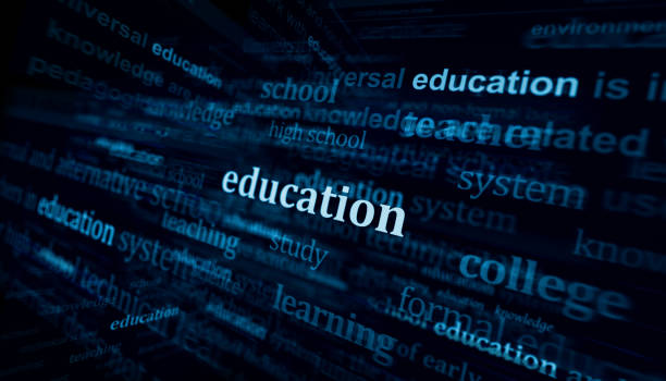 istock Education learning and knowledge headline titles media 3d illustration 1711985052