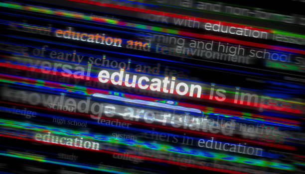 istock Education learning and knowledge headline titles media 3d illustration 1711985589