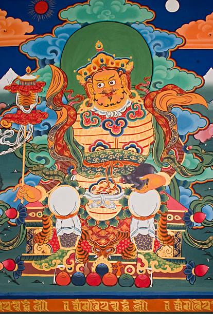 istock Bhutan - Buddhist wall painting (thanka) 171205419