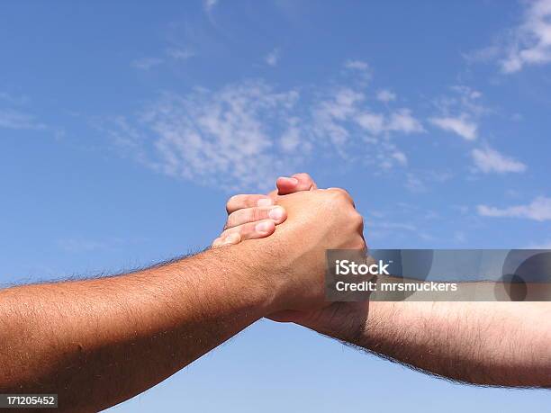 Handshake Di Potenza - Fotografie stock e altre immagini di Accordo d'intesa - Accordo d'intesa, Affari, Allegro