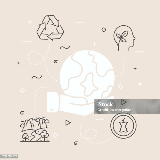 Vector Graphics Environment Template Environment Related Vector Banner Design Concept Global Multisphere ...
