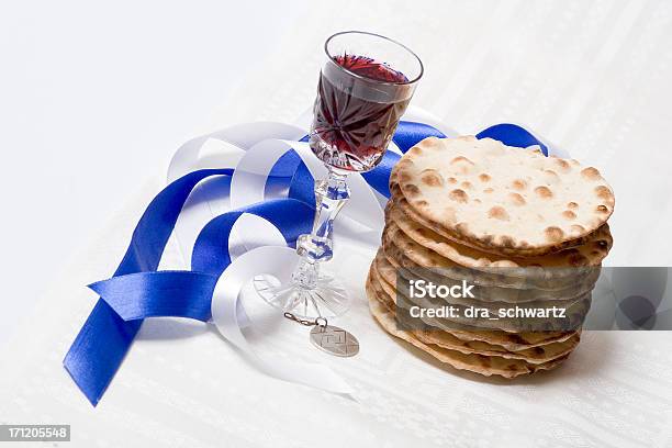 Jewish Celebration Stock Photo - Download Image Now - Circle, Matzo, Baking