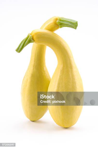 Los Amantes De Squash Foto de stock y más banco de imágenes de Calabacín amarillo rugoso - Calabacín amarillo rugoso, Fondo blanco, Recortable