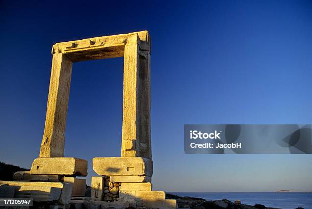 Temple Of Apollo Naxos Stock Photo - Download Image Now - Aegean Sea, Ancient, Apollo