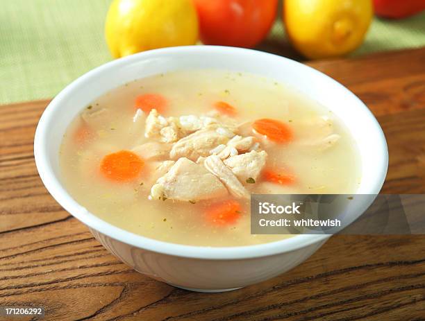 Chicken Soup Stock Photo - Download Image Now - Chicken Soup, Bowl, Fever