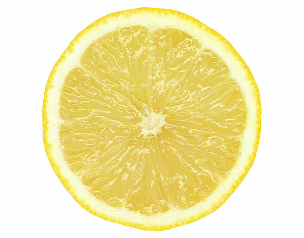 lemon "Closeup of half a lemon, isolated on white." limon province photos stock pictures, royalty-free photos & images
