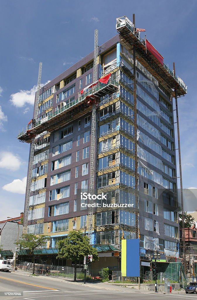 Construcción de la torre de oficina - Foto de stock de Aire libre libre de derechos