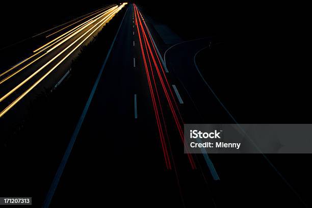 Highway Lights Stockfoto und mehr Bilder von Einzellinie - Einzellinie, Himmel, Laserlicht