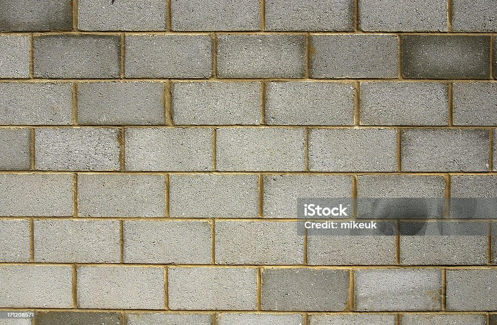 Cementato parete mattoni - Foto stock royalty-free di A forma di blocco