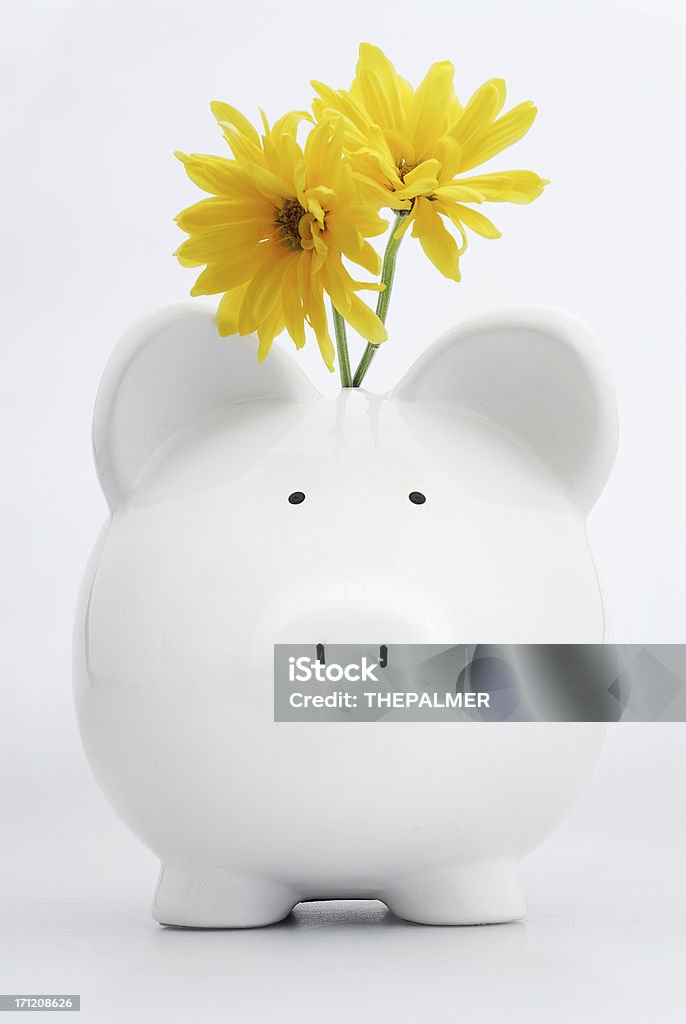 piggybank romântico - Foto de stock de Cofre de porquinho royalty-free