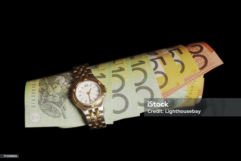Zeit ist Geld - Lizenzfrei Armbanduhr Stock-Foto