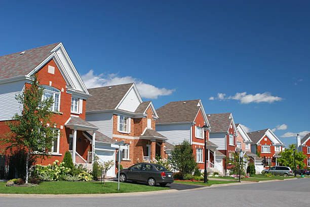 istock Modern Brick Home Neighborhood 171208916