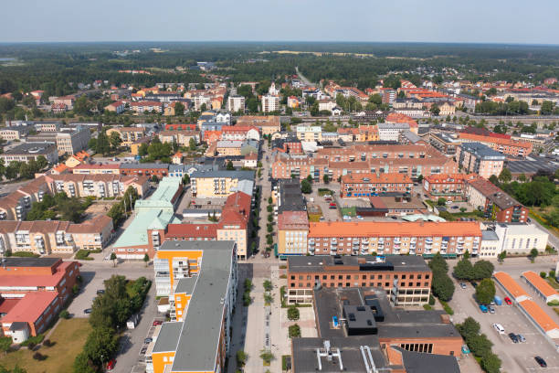 istock Aerial view of Katrineholm 1712090819