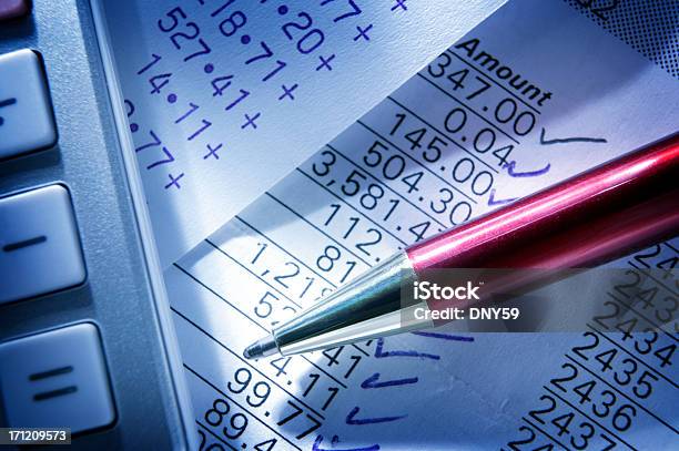 Balancing Checkbook Stock Photo - Download Image Now - Financial Bill, Paid - Single Word, Past Due