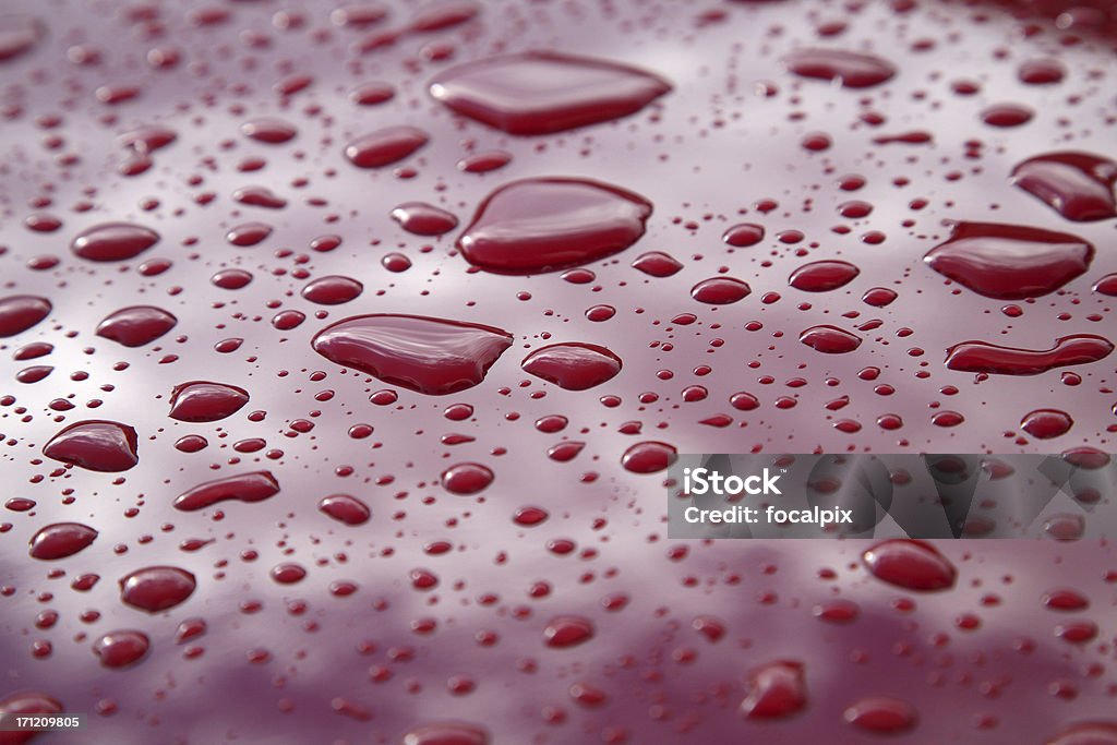 Vermelho gotas 1 - Royalty-free Bolha - Forma Foto de stock