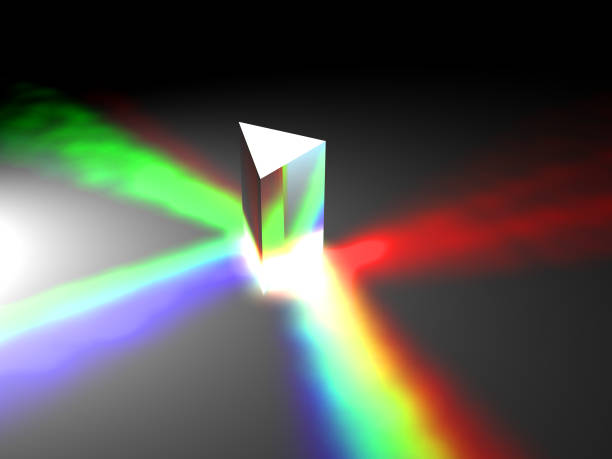 prisma - prism spectrum laser rainbow imagens e fotografias de stock