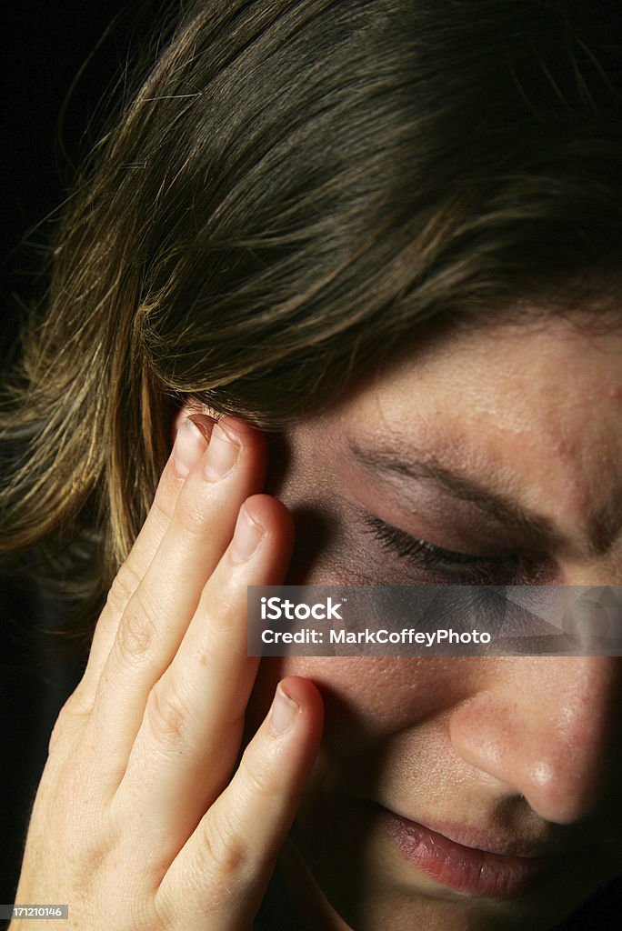 Hurt mujer ojo bruised - Foto de stock de Adulto libre de derechos